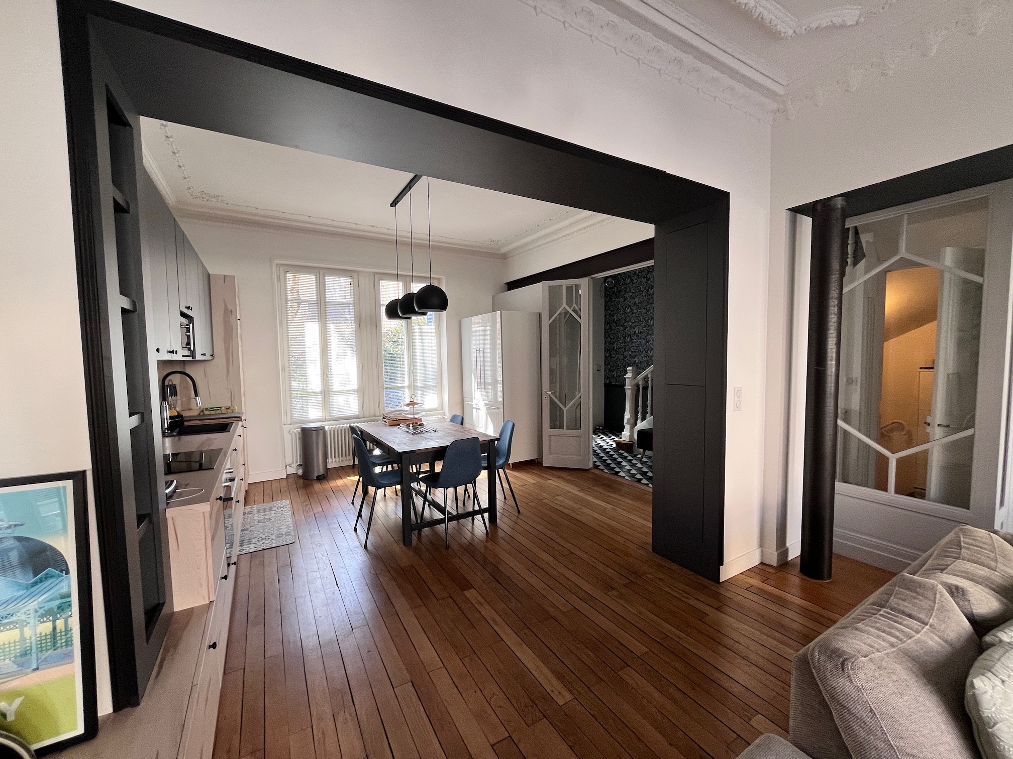 Belle villa d’époque rénovée quartier résidentiel
