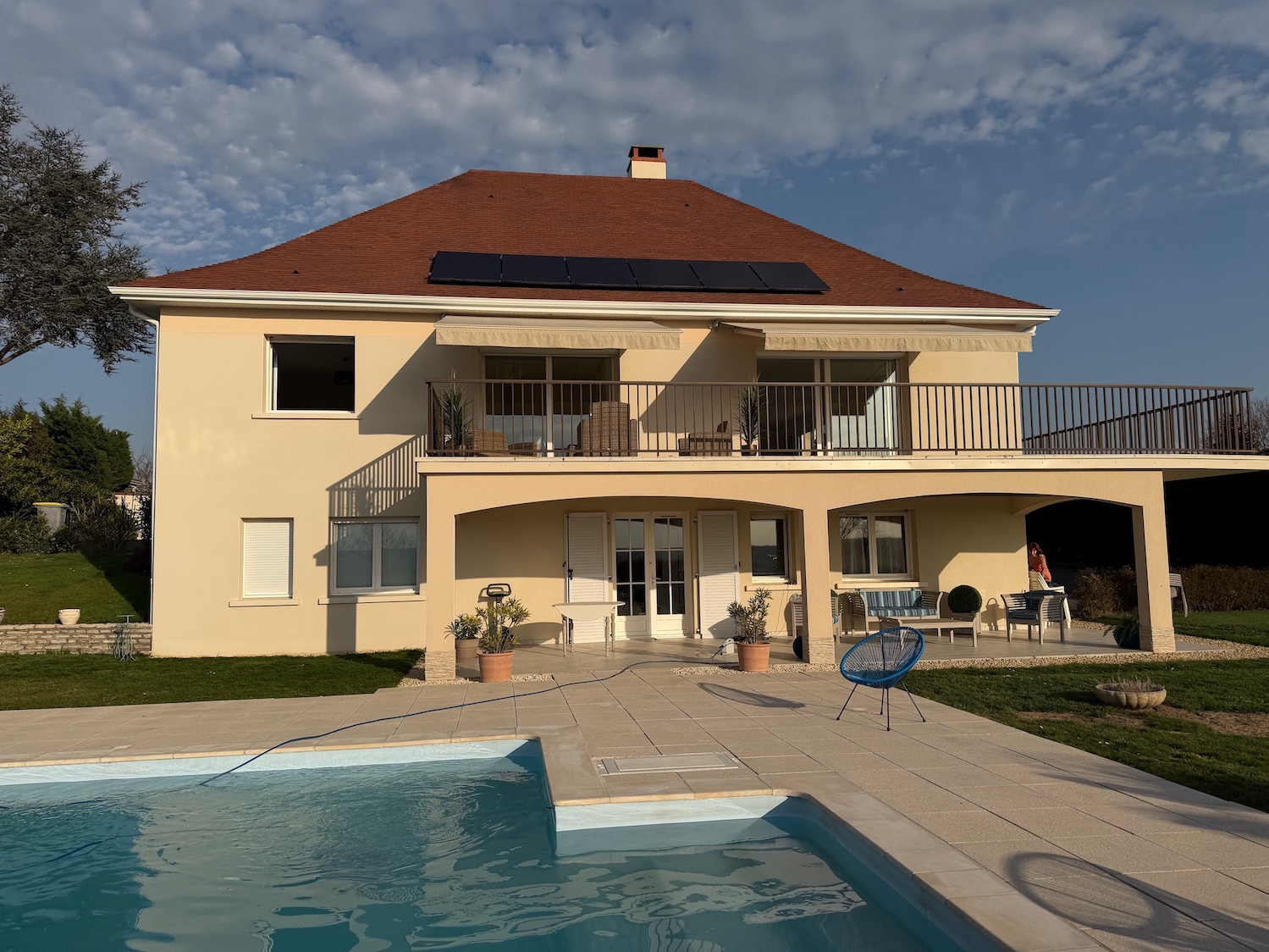 Villa contemporaine avec vue panoramique sur les monts d&rsquo;Auvergne